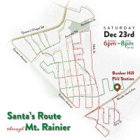 Santa Ride Route Map